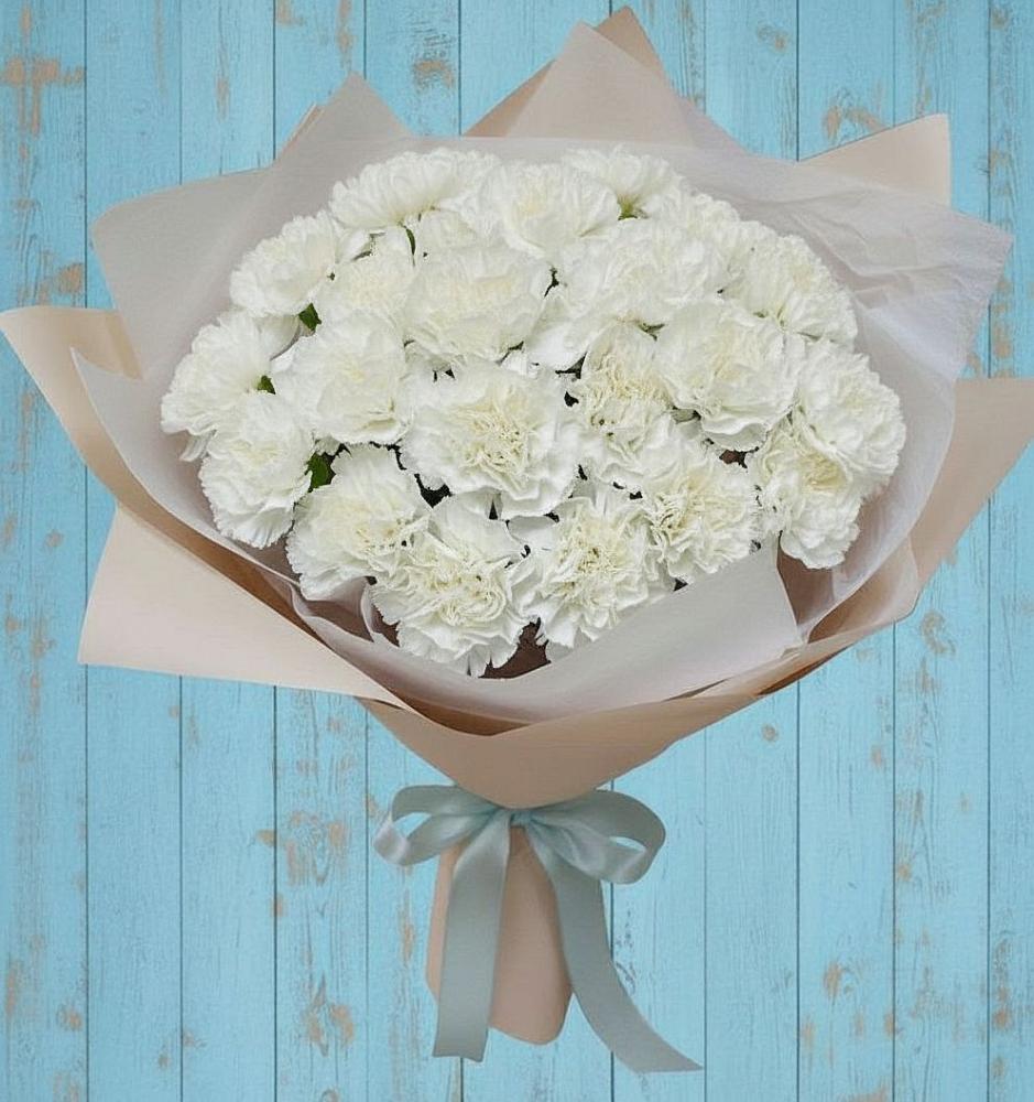 Букет цветов из: Гвоздики в Новоживотинном