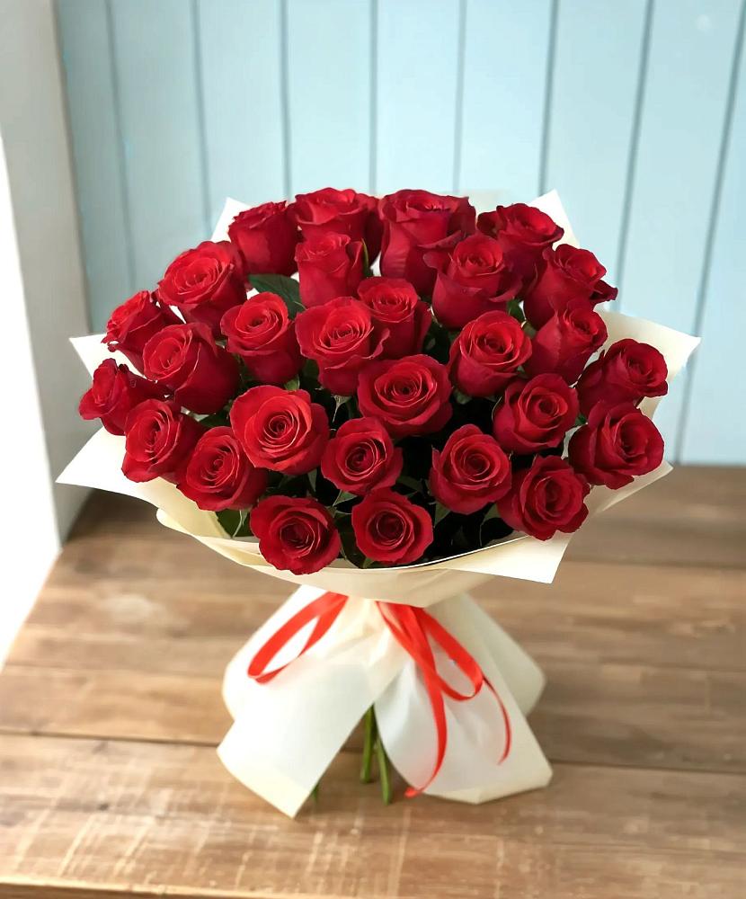 Букет 29 Красных роз в Новоживотинном