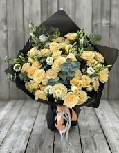 Букет цветов из:  Розы и Лизиантусы #REPLACE_PRED# Новоживотинном