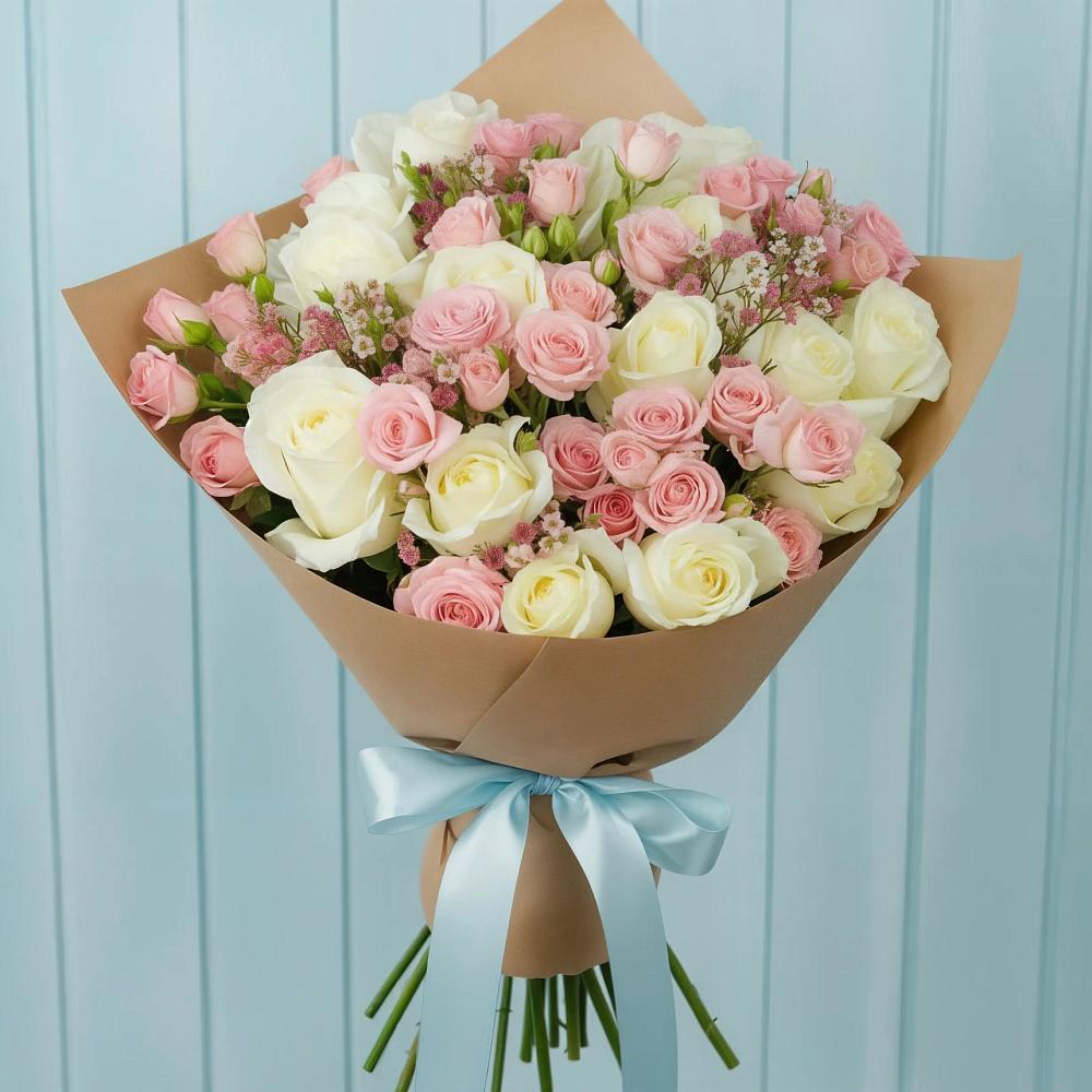 Букет цветов из: Розы в Новоживотинном