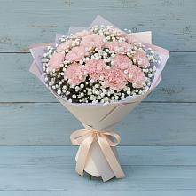 Букет цветов из:  Гвоздики #REPLACE_PRED# Новоживотинном