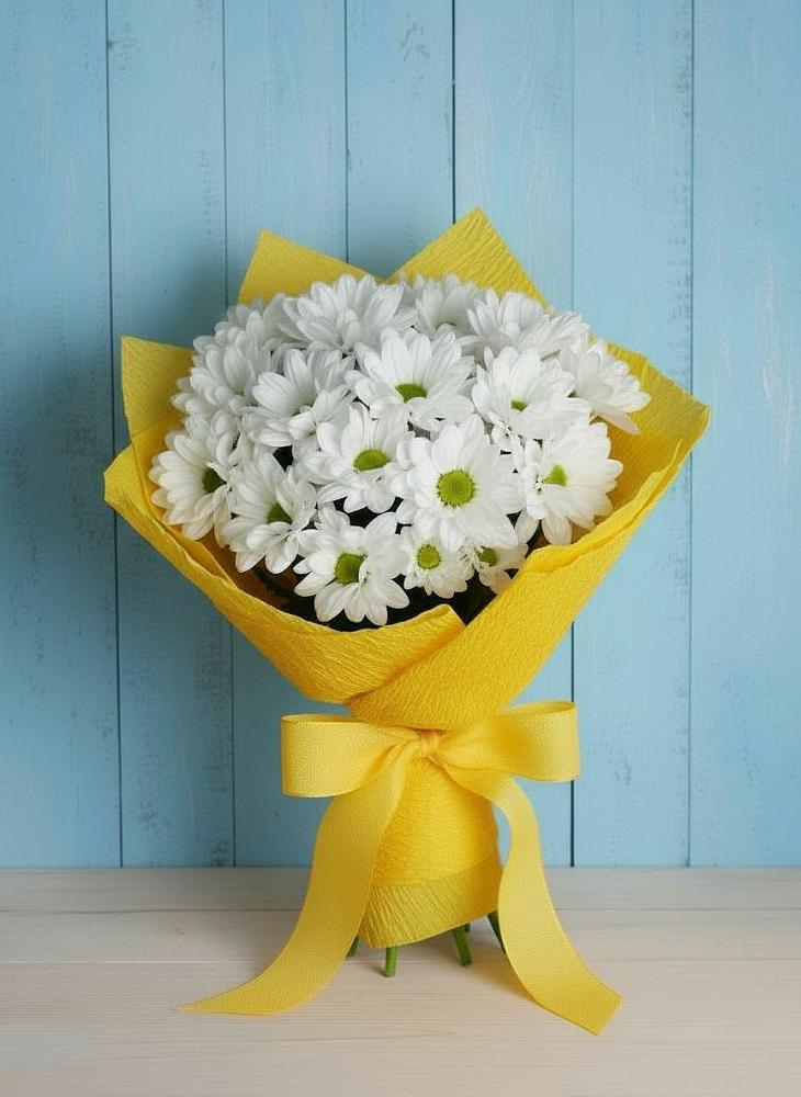 Букет цветов из: Хризантемы в Новоживотинном