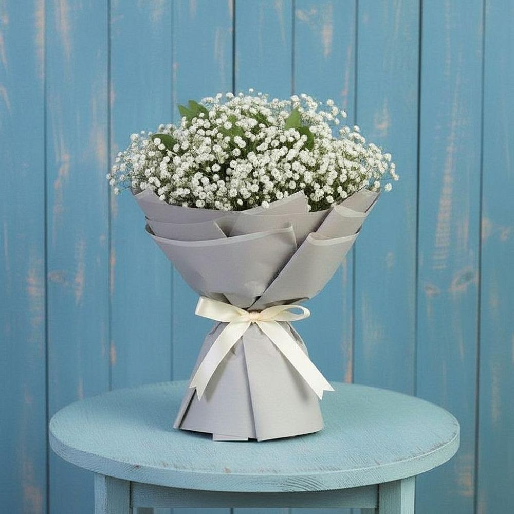 Букет цветов из: Гипсофила в Новоживотинном