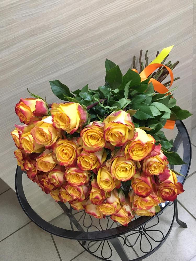 Букет Желтые розы в Новоживотинном