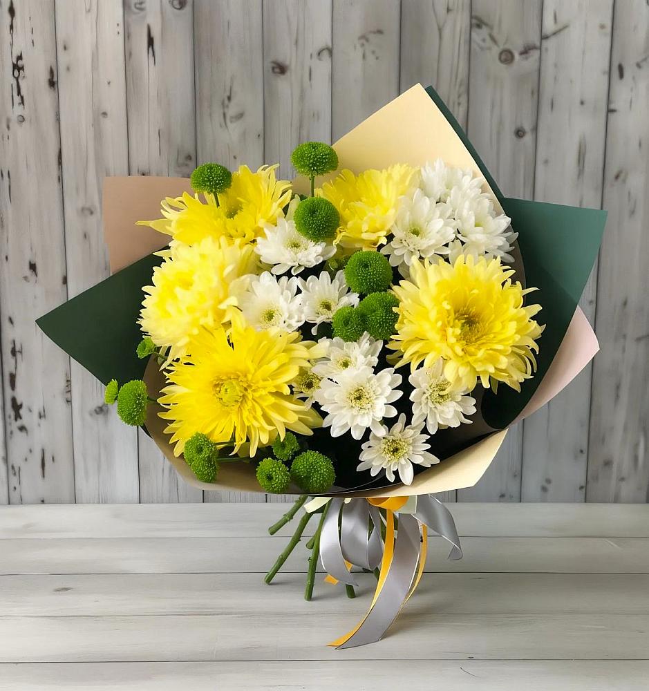 Букет цветов из: Хризантемы в Новоживотинном