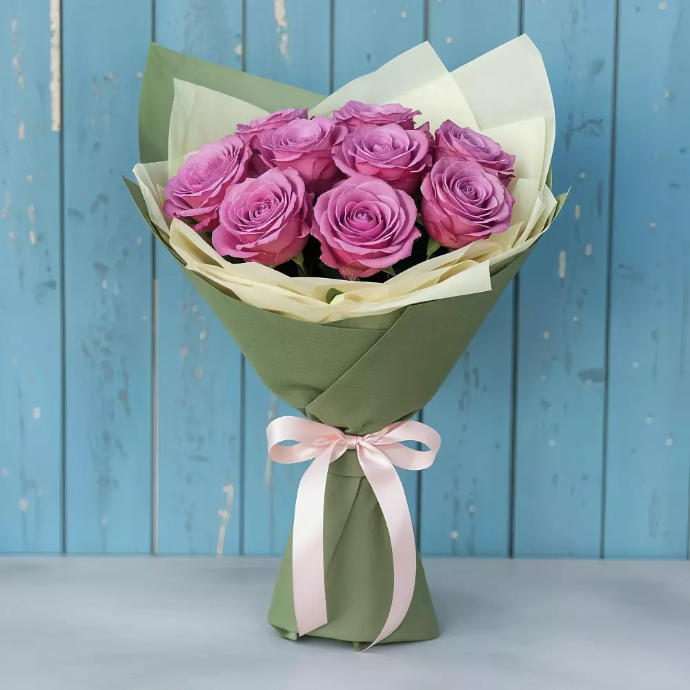 Букет Розы Фёрст Леди в Новоживотинном