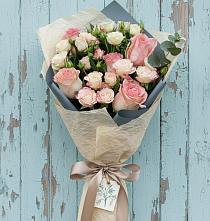 Букет цветов из:  Розы #REPLACE_PRED# Новоживотинном