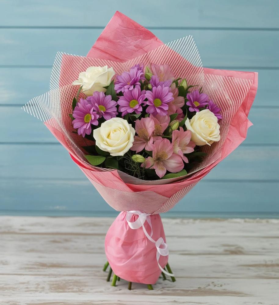 Букет цветов из: Герберы в Новоживотинном