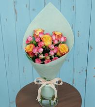 Букет цветов из:  Розы #REPLACE_PRED# Новоживотинном