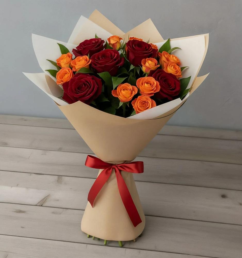 Букет Любовь и восторг в Новоживотинном